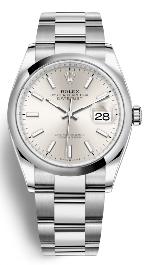 ROLEX DATEJUST 36 ACCIAIO GRIGIO