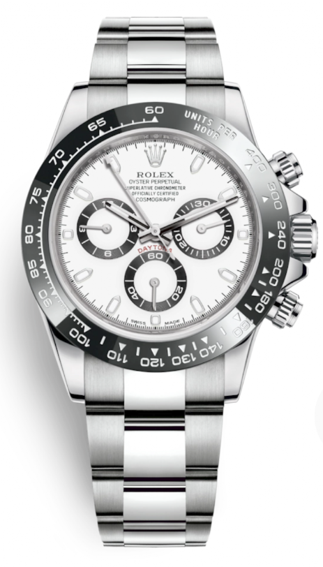 ROLEX DAYTONA 40 ACCIAIO BIANCO