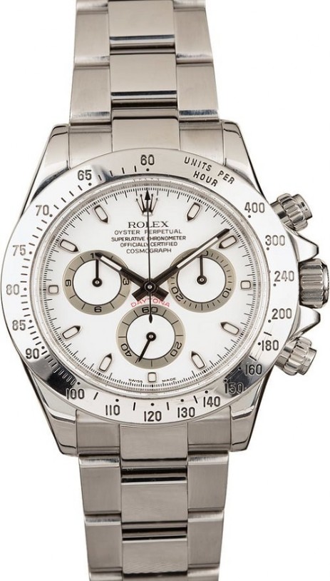 ROLEX DAYTONA 40 ACCIAIO BIANCO