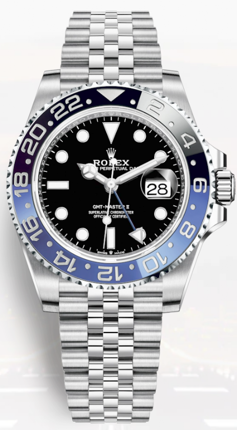 ROLEX GMT 40 ACCIAIO BLU E NERO