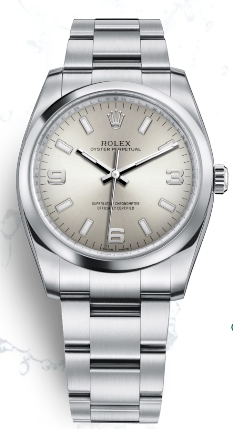 ROLEX OYSTER 34 ACCIAIO GRIGIO