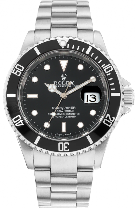 ROLEX SUBMARINER DATA 40 ACCIAIO NERO